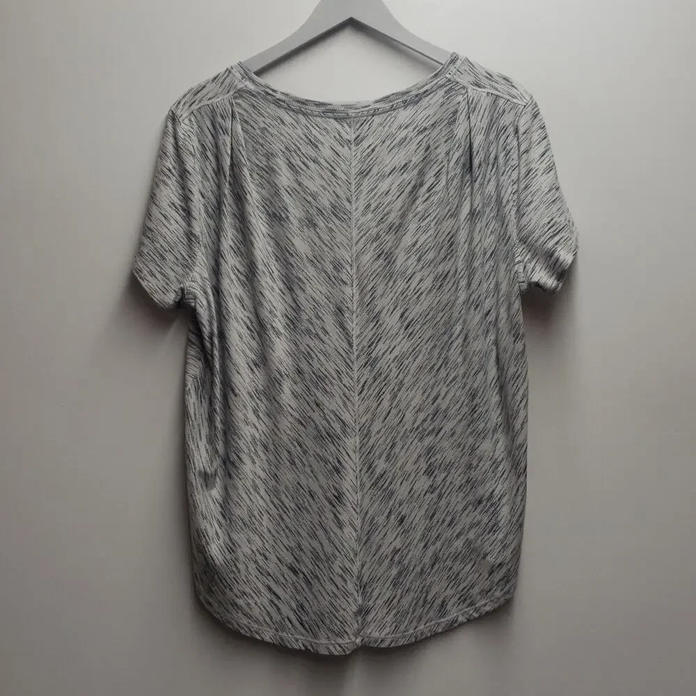 Lululemon Meant To Move Short Sleeve Tee Tiger Space Dye Size 10 Anti Stink Run